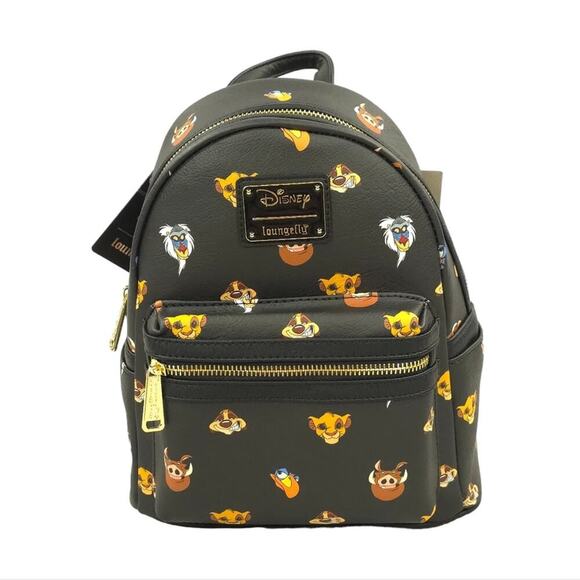 Disney Lion King Faces Mini Backpack - Picture 1 of 7